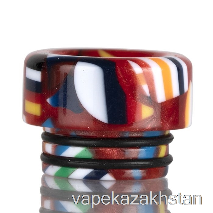 Vape Smoke 810 SHORTY Mosaic Drip Tip Red